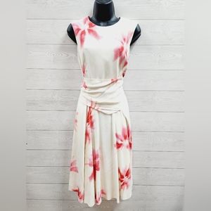 Sportmax Watercolor‎ Floral Sheath Drees